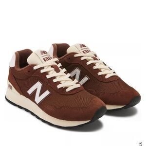 New Balance Brown & Cream 515 Casual Sneakers